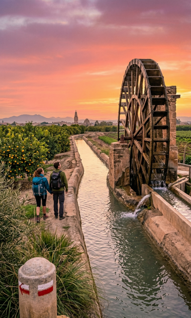Rutas de agua y huerta